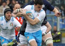 27/02/2016 ROMA STADIO OLIMPICO RUGBY 6 NAZIONI 2016 ITALIA-SCOZIA
NELLA FOTO :