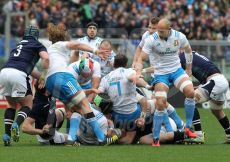 27/02/2016 ROMA STADIO OLIMPICO RUGBY 6 NAZIONI 2016 ITALIA-SCOZIA
NELLA FOTO :